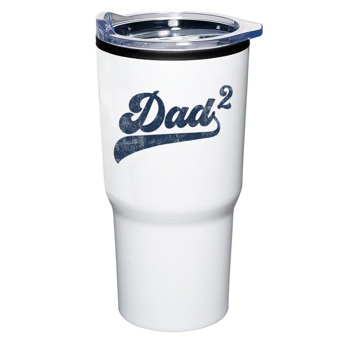 Dad2 Dad Squared Gifts Father Of Two Daddy 2 Second Time Dad Tumbler