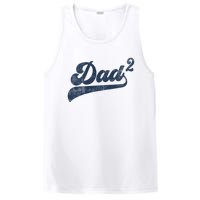 Dad2 Dad Squared Gifts Father Of Two Daddy 2 Second Time Dad PosiCharge Competitor Tank