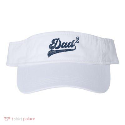 Dad2 Dad Squared Gifts Father Of Two Daddy 2 Second Time Dad Visor