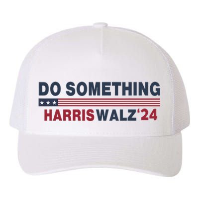 Dnc Do Something Vote Kamala Harris Walz 2024 For President Yupoong Adult 5-Panel Trucker Hat