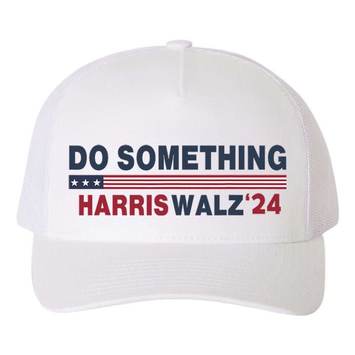 Dnc Do Something Vote Kamala Harris Walz 2024 For President Yupoong Adult 5-Panel Trucker Hat