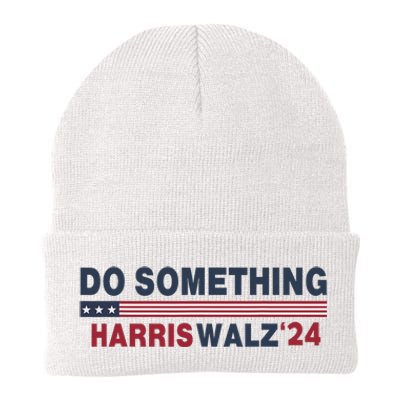 Dnc Do Something Vote Kamala Harris Walz 2024 For President Knit Cap Winter Beanie