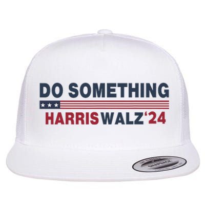 Dnc Do Something Vote Kamala Harris Walz 2024 For President Flat Bill Trucker Hat