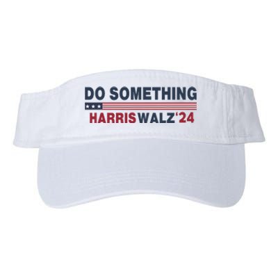 Dnc Do Something Vote Kamala Harris Walz 2024 For President Valucap Bio-Washed Visor