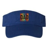 Dance Dad Street Dance Dancing Dad Fathers Day Gift Valucap Bio-Washed Visor