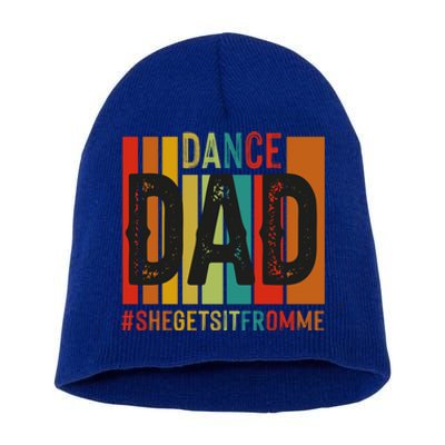 Dance Dad Street Dance Dancing Dad Fathers Day Gift Short Acrylic Beanie