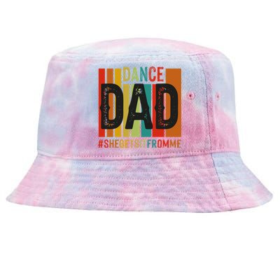 Dance Dad Street Dance Dancing Dad Fathers Day Gift Tie-Dyed Bucket Hat