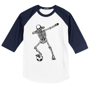 Dab Dabbing Skeleton Football Soccer Baseball Sleeve Shirt