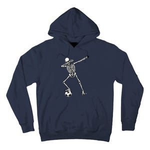 Dab Dabbing Skeleton Football Soccer Tall Hoodie