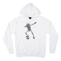 Dab Dabbing Skeleton Football Soccer Hoodie