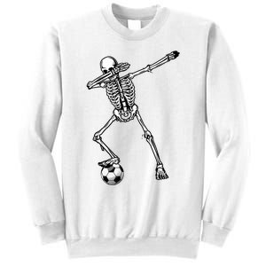 Dab Dabbing Skeleton Football Soccer Sweatshirt