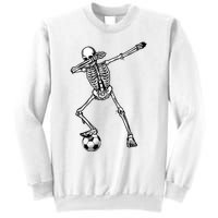 Dab Dabbing Skeleton Football Soccer Sweatshirt