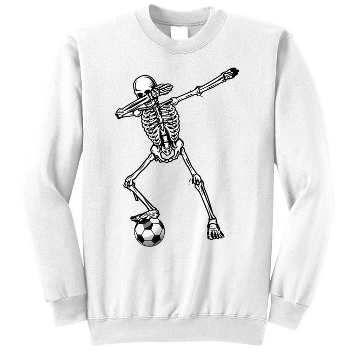 Dab Dabbing Skeleton Football Soccer Sweatshirt