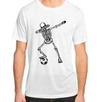 Dab Dabbing Skeleton Football Soccer Adult ChromaSoft Performance T-Shirt