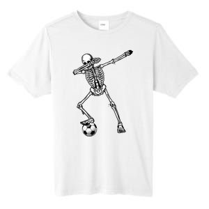 Dab Dabbing Skeleton Football Soccer Tall Fusion ChromaSoft Performance T-Shirt