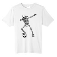 Dab Dabbing Skeleton Football Soccer Tall Fusion ChromaSoft Performance T-Shirt