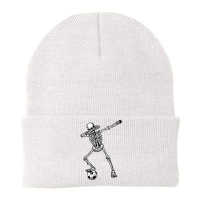 Dab Dabbing Skeleton Football Soccer Knit Cap Winter Beanie