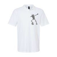 Dab Dabbing Skeleton Football Soccer Softstyle Adult Sport Polo