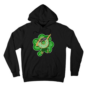 Dabbing Donut St Patricks Day Irish Shamrock Funnys Hoodie