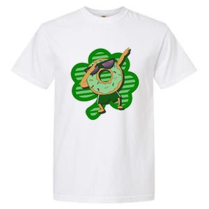 Dabbing Donut St Patricks Day Irish Shamrock Funnys Garment-Dyed Heavyweight T-Shirt