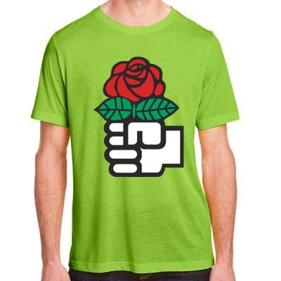 Dsa Democratic Socialists America Flowers Gift Meaningful Gift Adult ChromaSoft Performance T-Shirt