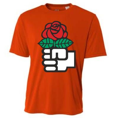 Dsa Democratic Socialists America Flowers Gift Meaningful Gift Cooling Performance Crew T-Shirt