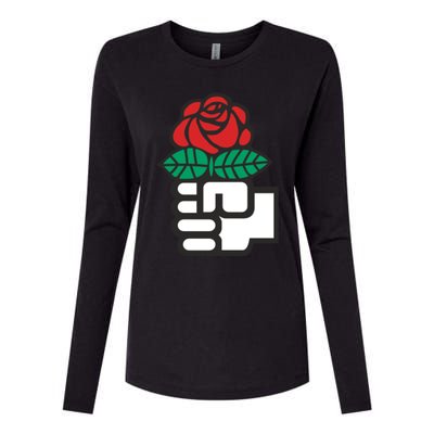 Dsa Democratic Socialists America Flowers Gift Meaningful Gift Womens Cotton Relaxed Long Sleeve T-Shirt