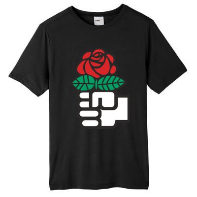 Dsa Democratic Socialists America Flowers Gift Meaningful Gift Tall Fusion ChromaSoft Performance T-Shirt