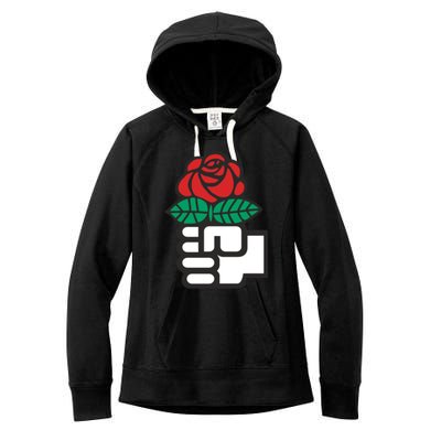 Dsa Democratic Socialists America Flowers Gift Meaningful Gift Women's Fleece Hoodie