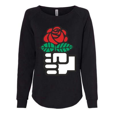 Dsa Democratic Socialists America Flowers Gift Meaningful Gift Womens California Wash Sweatshirt