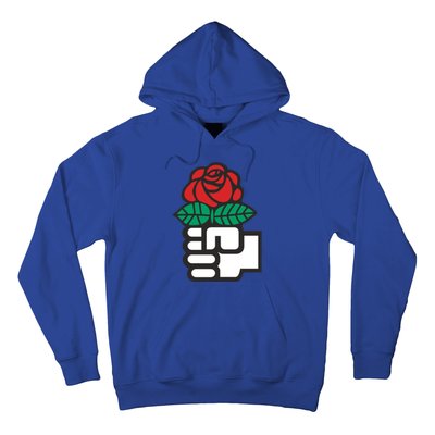 Dsa Democratic Socialists America Flowers Gift Meaningful Gift Hoodie