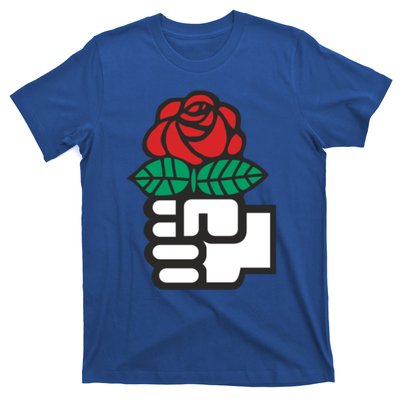 Dsa Democratic Socialists America Flowers Gift Meaningful Gift T-Shirt