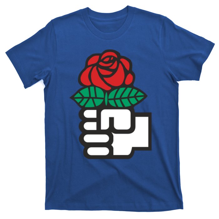 Dsa Democratic Socialists America Flowers Gift Meaningful Gift T-Shirt