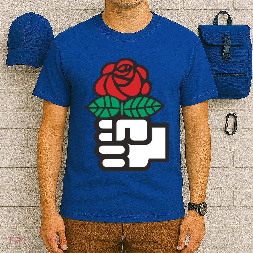Dsa Democratic Socialists America Flowers Gift Meaningful Gift T-Shirt