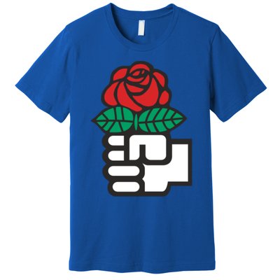 Dsa Democratic Socialists America Flowers Gift Meaningful Gift Premium T-Shirt