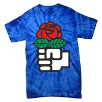 Dsa Democratic Socialists America Flowers Gift Meaningful Gift Tie-Dye T-Shirt