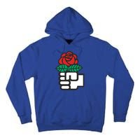 Dsa Democratic Socialists America Flowers Gift Meaningful Gift Tall Hoodie