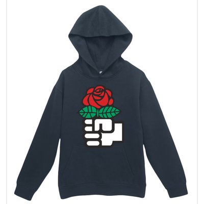 Dsa Democratic Socialists America Flowers Gift Meaningful Gift Urban Pullover Hoodie