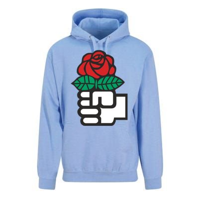 Dsa Democratic Socialists America Flowers Gift Meaningful Gift Unisex Surf Hoodie