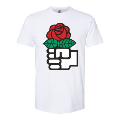 Dsa Democratic Socialists America Flowers Gift Meaningful Gift Softstyle CVC T-Shirt