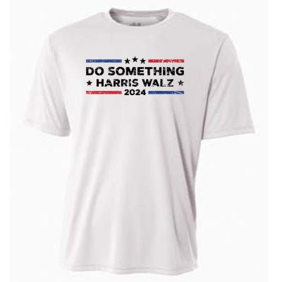 Dnc Do Something Kamala Harris Walz 2024 President Campaign Cooling Performance Crew T-Shirt