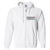 Dnc Do Something Kamala Harris Walz 2024 President Campaign Full Zip Hoodie