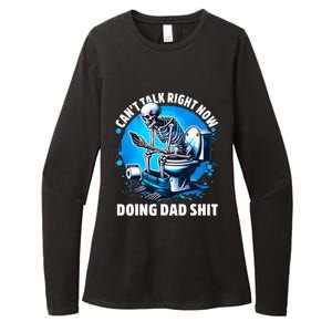 Doing Dad Shit Dad Joke Skeleton Dad Funny Dad Womens CVC Long Sleeve Shirt