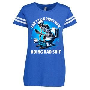 Doing Dad Shit Dad Joke Skeleton Dad Funny Dad Enza Ladies Jersey Football T-Shirt