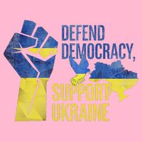 Defend Democracy Support Ukraine Zelensky Ukrainian Flag Visor