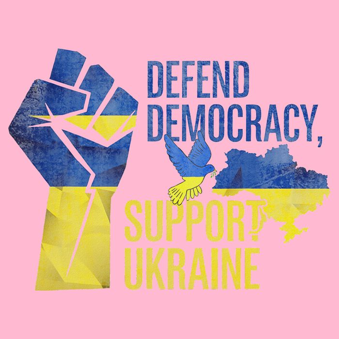 Defend Democracy Support Ukraine Zelensky Ukrainian Flag Visor