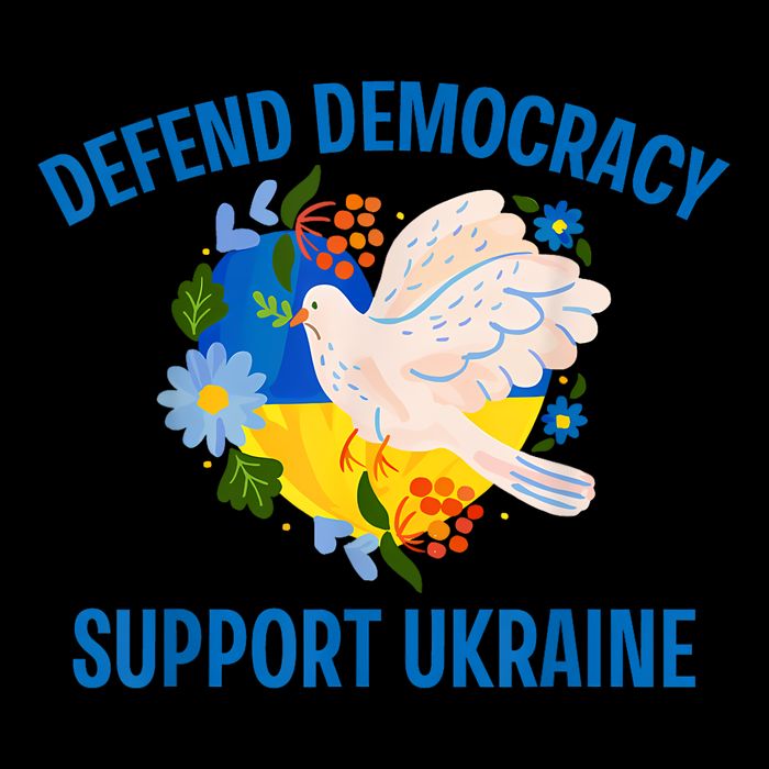 Defend Democracy Support Ukraine Stand With Zelensky Peace 16 in Basic Backpack