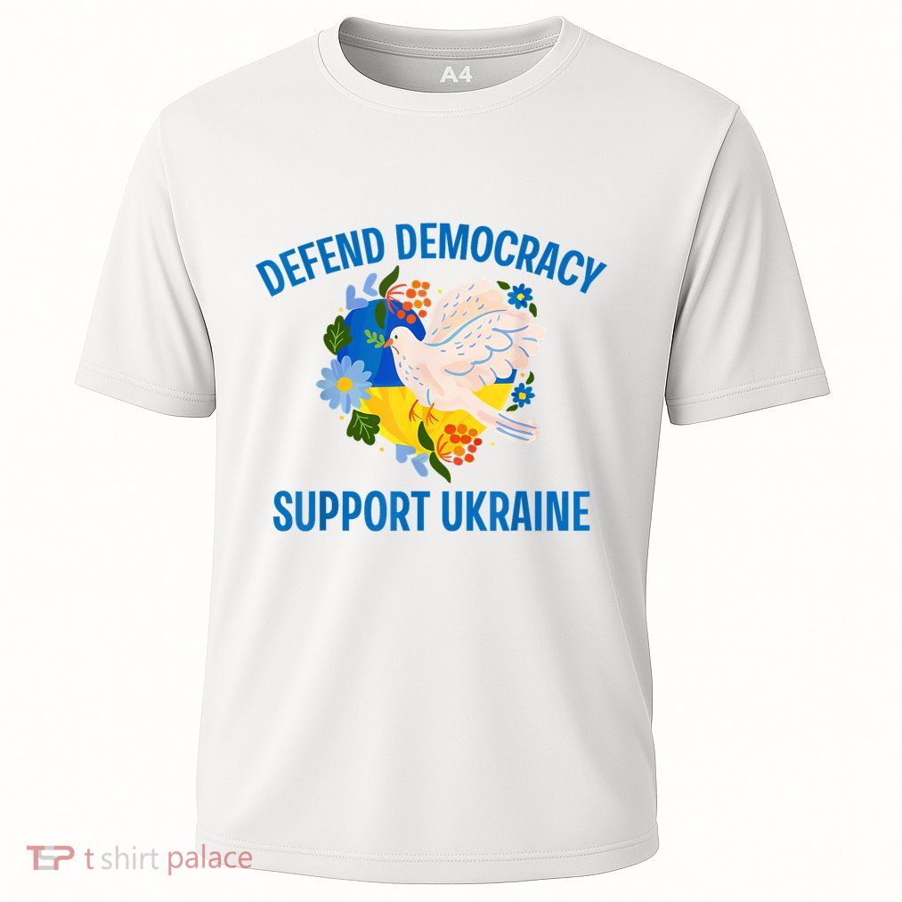 Defend Democracy Support Ukraine Stand With Zelensky Peace Performance Shirt