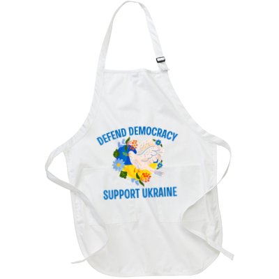Defend Democracy Support Ukraine Stand With Zelensky Peace Apron