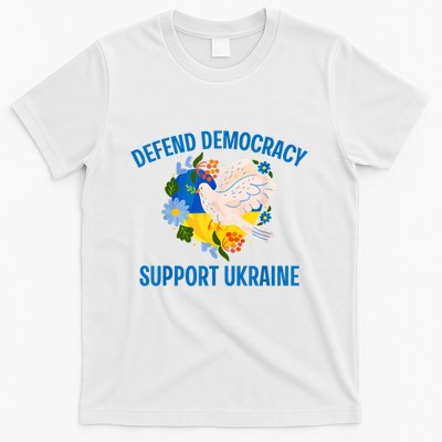 Defend Democracy Support Ukraine Stand With Zelensky Peace T-Shirt